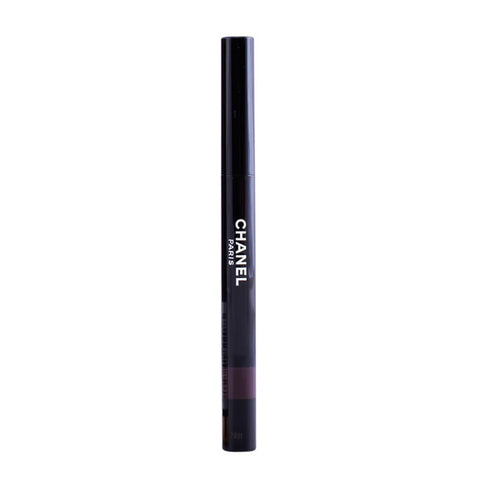 Jag Couture London Rouge Noir eyeshadow and eyeliner pencil by Chanel Stylo Ombre Et Contour Khol 08 in black and red tones