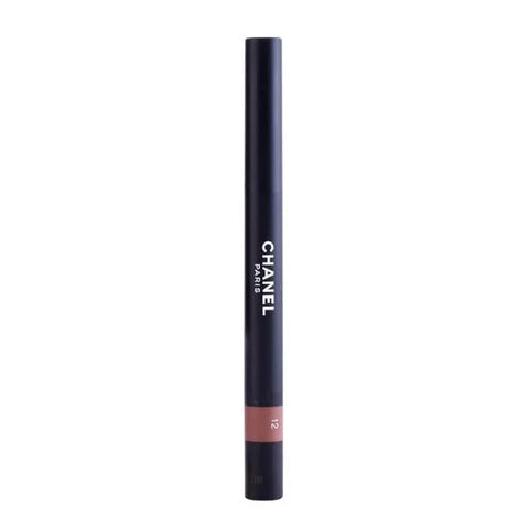 Chanel Stylo Ombre Et Contour eyeshadow and eyeliner pen in shade 12 Contour Clair, sleek black and silver packaging.