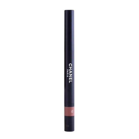 Chanel Stylo Ombre Et Contour eyeshadow and eyeliner in shade 12 Contour Clair, cream-filled pen with light, neutral tone.