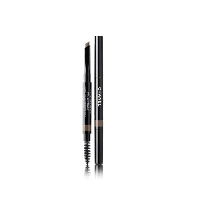 Chanel Stylo Sourcils Waterproof 808 Brun Clair eyebrow pencil with 0.27g, featuring a sleek design for natural, defined brows.