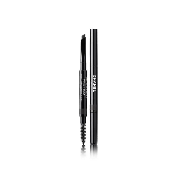 Chanel Stylo Sourcils Waterproof eyebrow pencil in shade 812 Ebène, 0.27g, with its sleek design and textured tip visible.