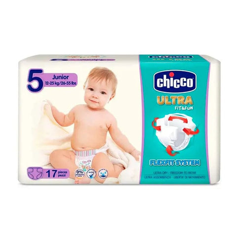 Chicco Airy Nappy size 5 for 11-25kg, soft and breathable diaper designed for comfort and fit.