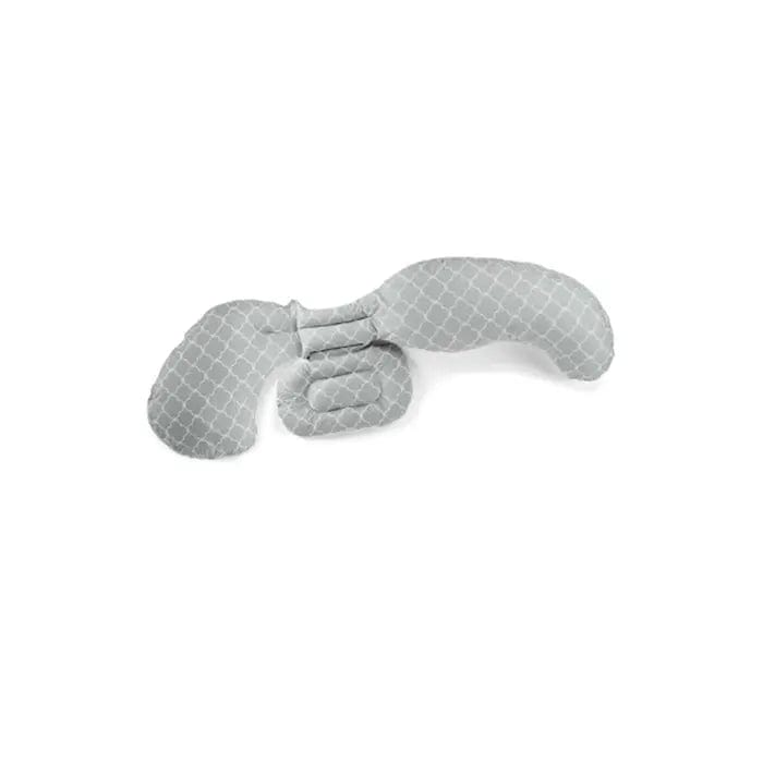 Chicco Boppy Total Body Pregnancy Pillow in Glacier color, designed for comfort and support during pregnancy.