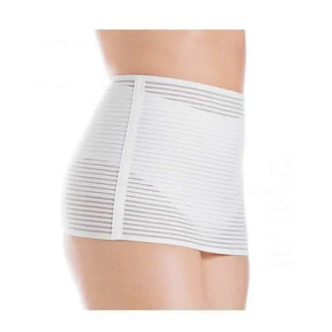 Chicco Mammy postpartum fascia belt in size L, black Velcro strap for abdominal support, by Jag Couture London New York.