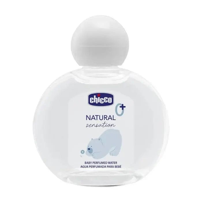 Chicco Natural Sensation Sweet Perfumed Water by Jag Couture London, alcohol-free, 100ml bottle with floral design