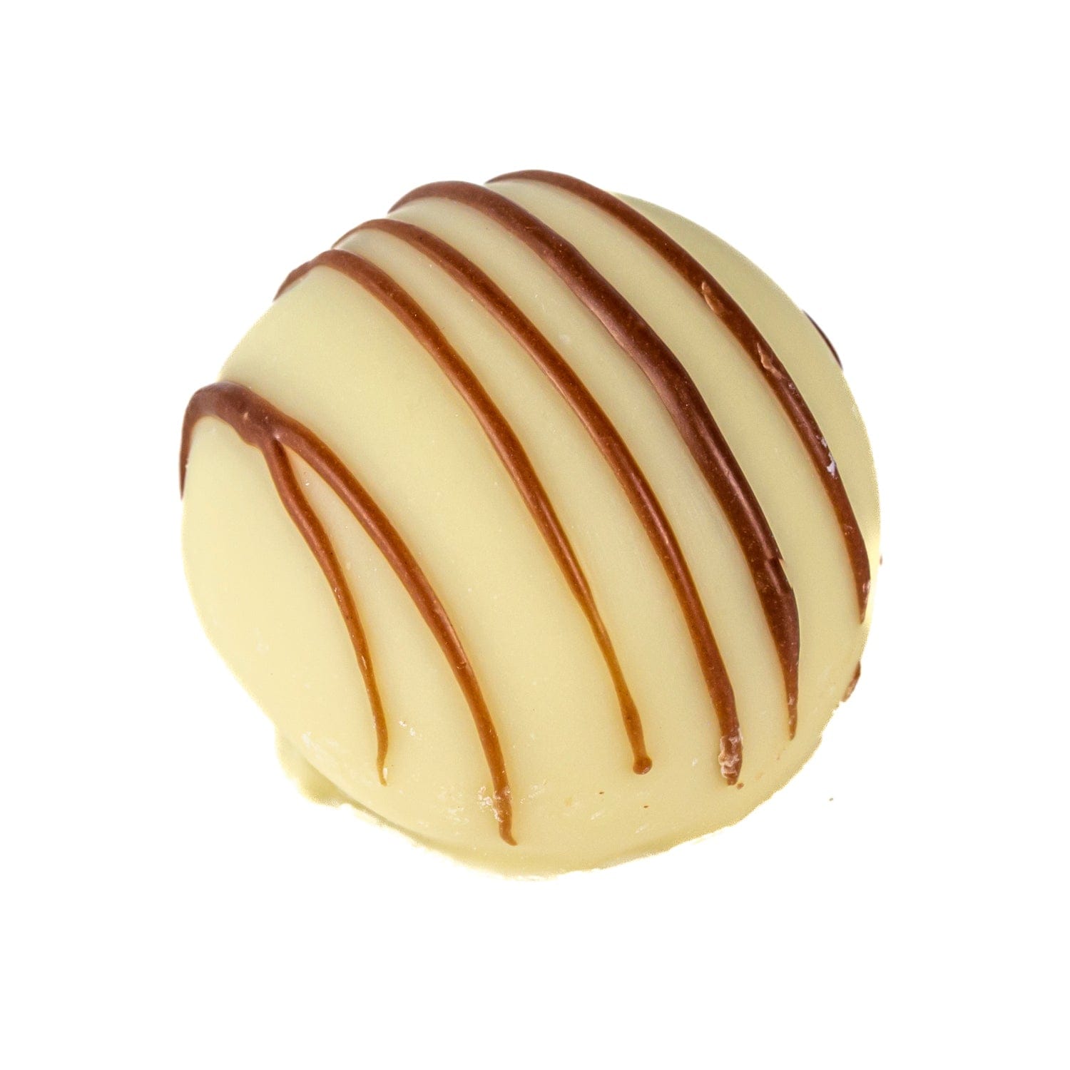 Jag Couture London milk and white chocolate mousse in a 14g serving, creamy dessert with layered chocolate flavors.