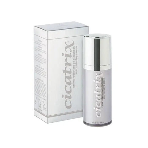 Jag Couture London New York Cicatrix Cream 30ml jar, smooth cream for scar treatment with elegant packaging.