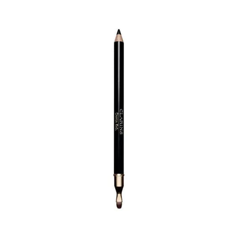 Jag Couture London New York Clarins Crayon Khol Eye Pencil 01 Carbon Black, close-up of black eye pencil with sharpened tip