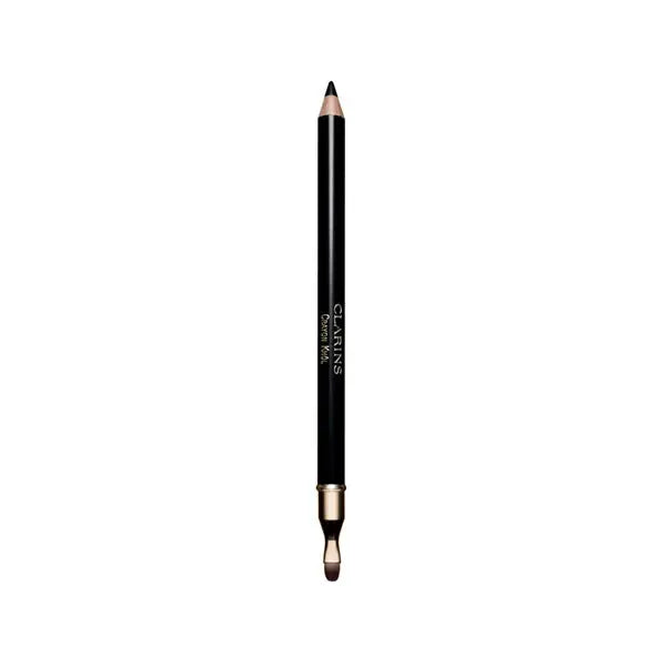 Jag Couture London New York Clarins Khol Eye Pencil 01 Carbon Black, close-up of black eyeliner pencil on a neutral background.