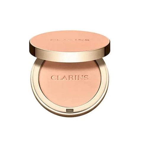 Jag Couture London New York Clarins Ever Matte Compact Powder in 03 Light Medium, showing the pressed powder case and product label.
