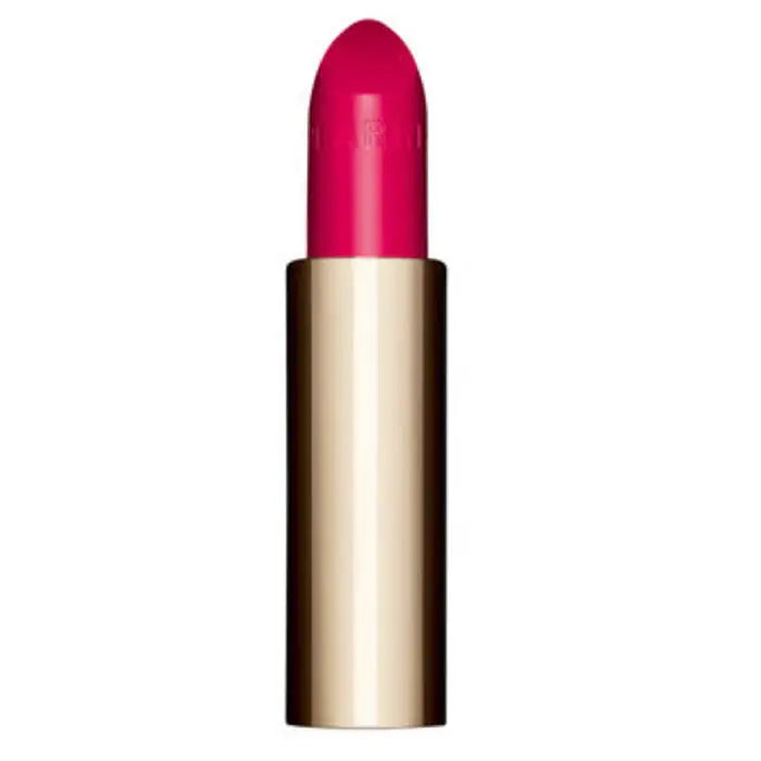 Clarins Joli Rouge Satin 775 Pink Petunia lipstick refill by Jag Couture London - New York, 3.5g, shown in image.