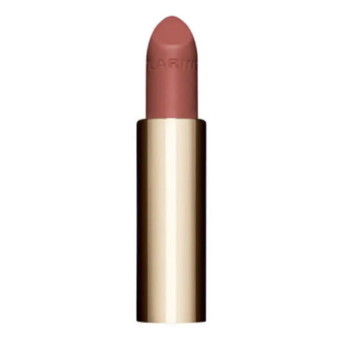 Clarins Joli Rouge Velvet La Recharge lipstick in Soft Berry shade, 3.5g, displayed with vibrant color and sleek packaging.
