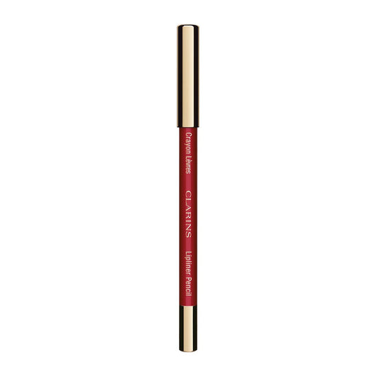 Jag Couture London Red lipliner pencil by Clarins with sharp tip, ready for precise lip definition and bold color application.