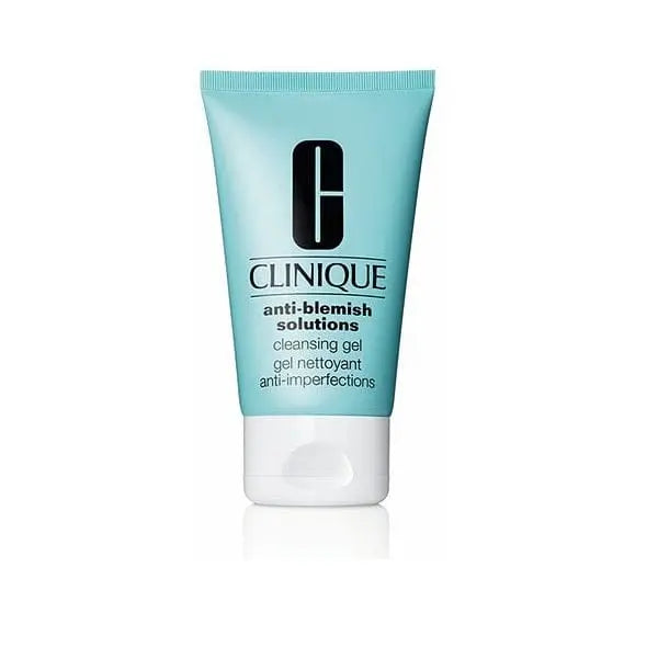 Clinique Anti Blemish Solutions Gel in 125ml bottle, skincare product by Jag Couture London New York, shown in the image.