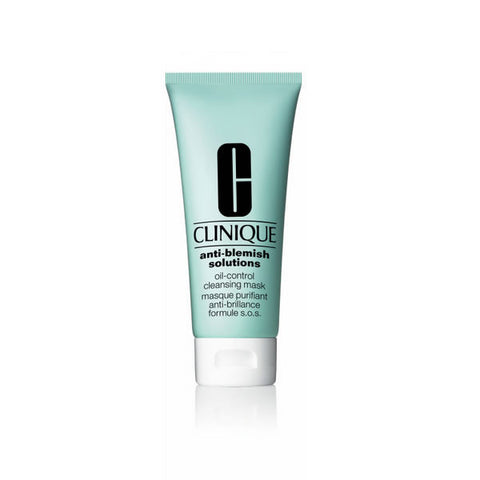 Clinique Anti Blemish Solutions Oil Control Cleansing Mask in 100ml jar, designed to reduce oil and blemishes on the skin.