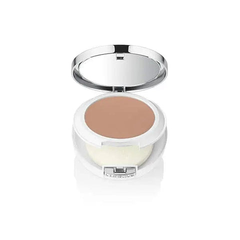 Jag Couture London New York Clinique Beyond Perfecting Powder Foundation Concealer in shade 06 Ivory, showing the compact and applicator.