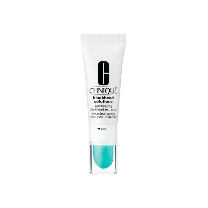 Clinique Blackhead Solutions Self-Heating Blackhead Extractor in 20ml, designed for deep pore cleansing and blackhead removal.