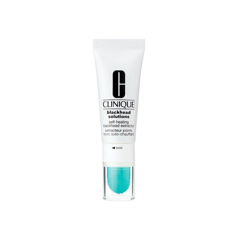 Clinique Blackhead Solutions Self-Heating Blackhead Extractor in 20ml, designed for deep pore cleansing and blackhead removal.