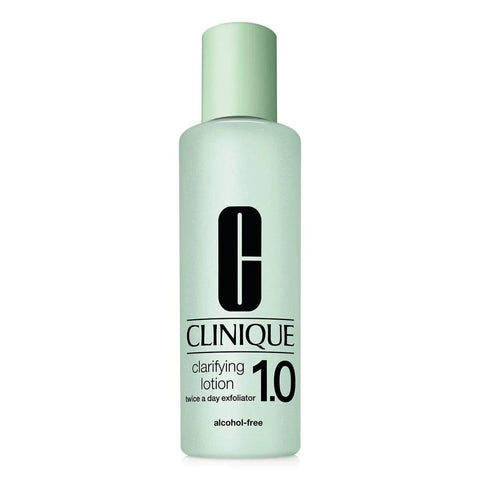 Jag Couture London - New York Clinique Clarifying Lotion 1.0 in 200ml bottle, smooth skincare product for clear skin.