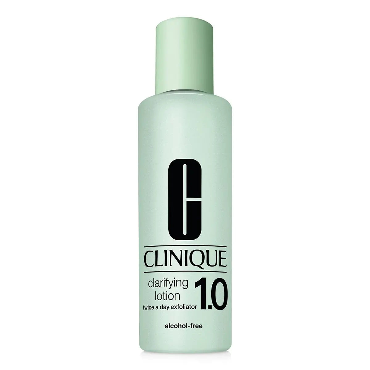 Clinique Clarifying Lotion 1.0 in 200ml bottle, displayed with branding from Jag Couture London New York on a clean background.
