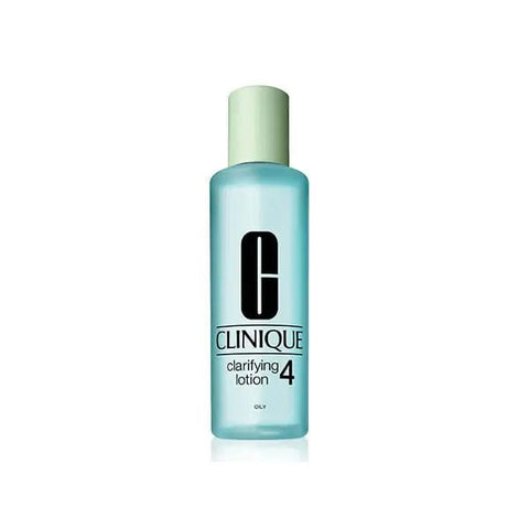 Jag Couture London New York Clinique Clarifying Lotion 4 for Oily Skin in a 200ml bottle with a clear liquid and labeled packaging.