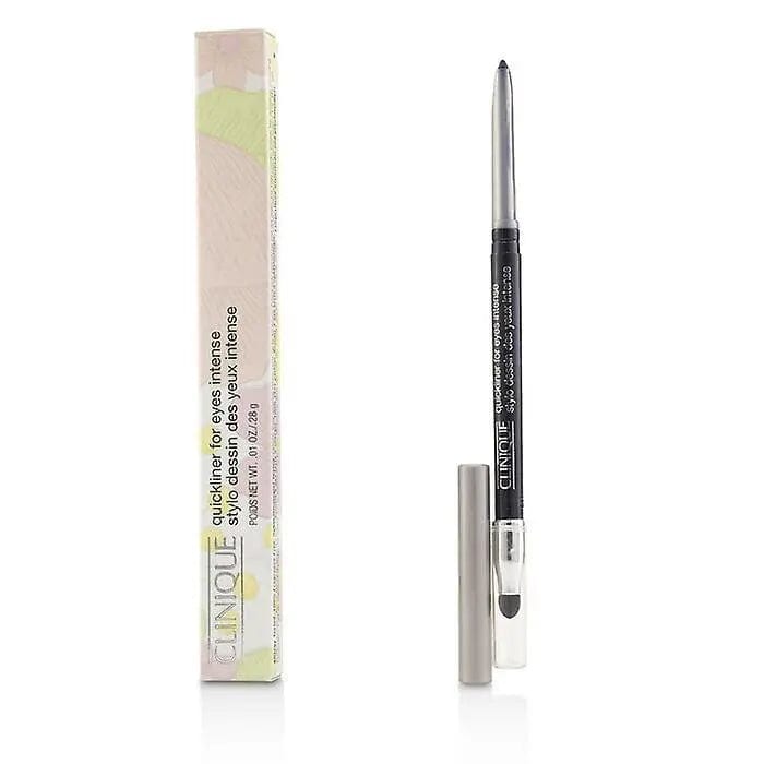 Jag Couture London - New York Clinique Clq Quickliner for Eyes Intense 75x3 eyeliner pencil, close-up of the product tip and packaging