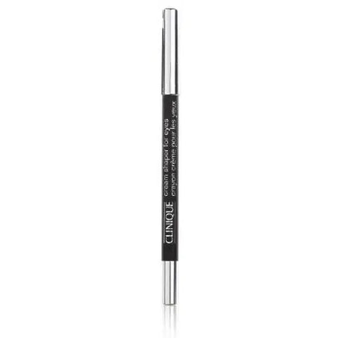 Clinique Cream Shaper for Eyes in Black Diamond, 1.2g, with a sleek black eyeliner pencil from Jag Couture London - New York