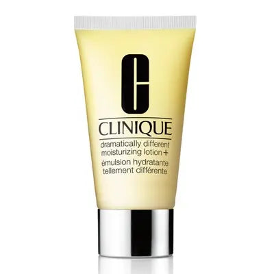 Jag Couture London - New York Clinique Dramatically Different Moisturizing Lotion 50ml bottle with clear label and white pump dispenser