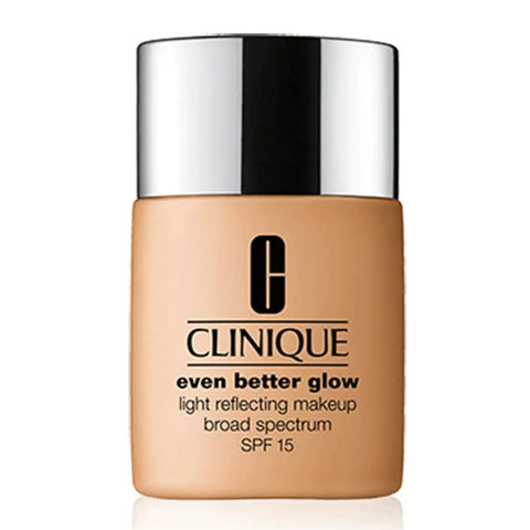 Clinique Even Better Glow 52 Neutral foundation in a 30ml bottle, displayed on a neutral background, showcasing the product packaging.