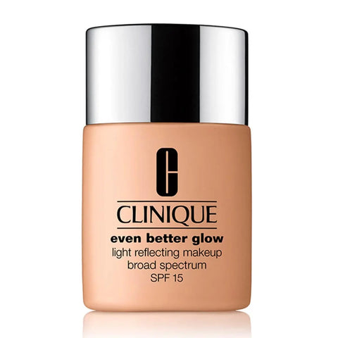 Clinique Even Better Glow 70 Vanilla serum in 30ml bottle, displayed with branding from Jag Couture London - New York.