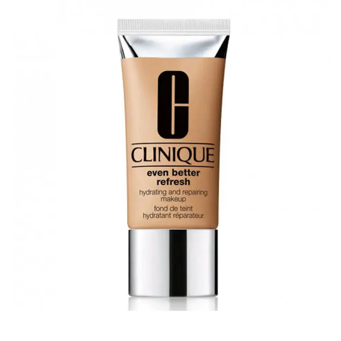 Clinique Even Better Refresh Makeup in CN74 Beige, featuring sleek packaging and a smooth, natural finish.