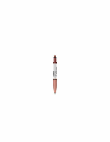 Clinique Hi Shadow Play Flame Ember eyeshadow in 4ml jar, showcasing warm, rich orange and brown tones for eye makeup.