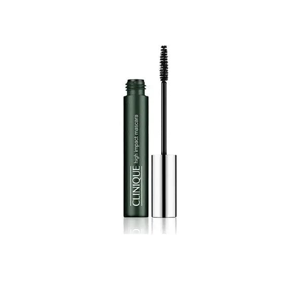 Clinique High Impact 02 Black Brown mascara by Jag Couture London - New York, showing the sleek black brown mascara tube.