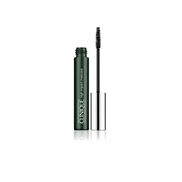 Clinique High Impact 02 Black Brown mascara by Jag Couture London New York, showing the sleek black-brown tube.