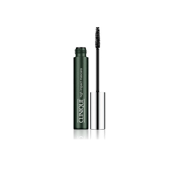 Clinique High Impact 02 Black Brown mascara in a sleek tube, displayed by Jag Couture London - New York.