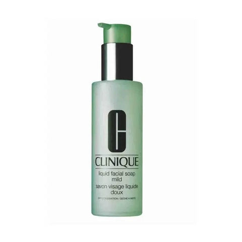 Jag Couture London New York Clinique Liquid Facial Soap Mild 400ml bottle displayed with clear label and pump dispenser.