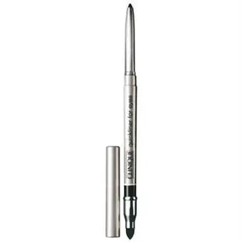 Clinique Quickliner For Eyes in Really Black, 0.3g, with the product pencil shown on a neutral background.
