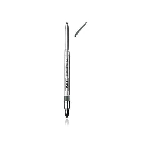 Clinique Quickliner for Eyes in Moss, a sleek eyeliner pencil by Jag Couture London - New York, displayed on a neutral background.