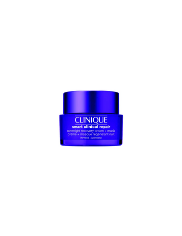 Clinique Smart Clinical Repair Night Cream and Mask in 50ml jar, skincare treatment by Jag Couture London New York.