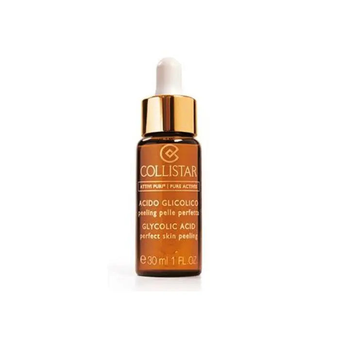 Collistar Perfect Skin Peeling 30ml from Jag Couture London and New York, featuring a sleek bottle with a minimalist design.