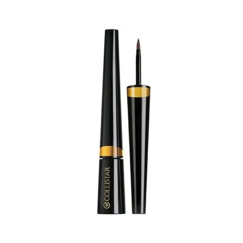 Brown Collistar Tecnico Eye Liner by Jag Couture London - New York, shown in a sleek pencil with sharp tip on a white background.