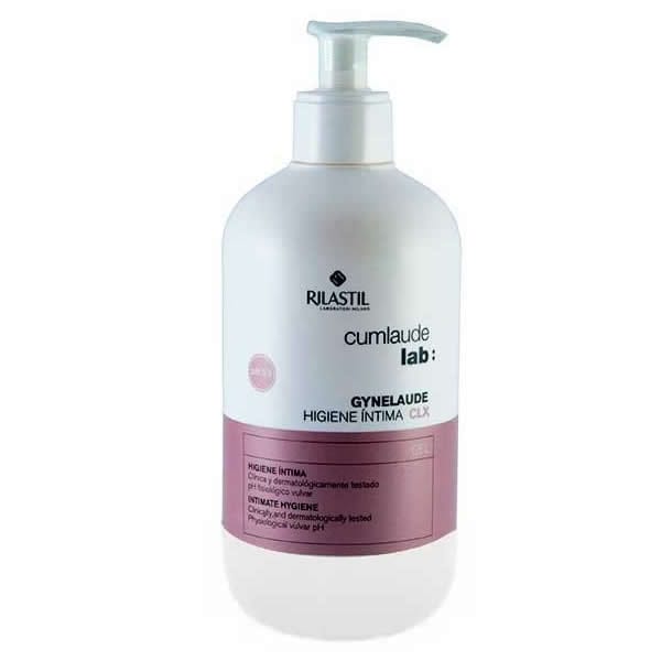 Jag Couture London-Gynelaude Intimate Hygiene CLX 500ml bottle, gentle cleanser for feminine care, shown on white background.