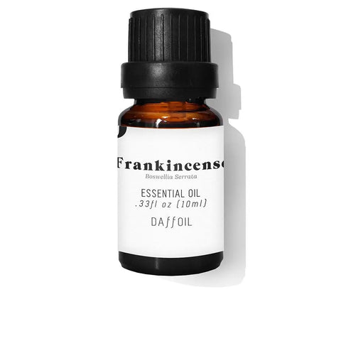 Daffoil Frankincense Olibanum Essential Oil 10ml bottle from Jag Couture London - New York, with label and amber glass bottle visible.