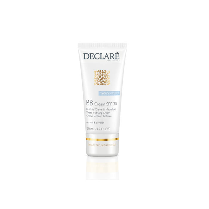 Declaré BB Cream SPF30 for normal and oily skin, 50ml, from Jag Couture London - New York, showing the cream tube with branding.