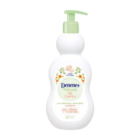 Jag Couture London - New York Denenes Naturals Gel & Shampoo 400ml bottle, featuring natural ingredients for hair care.