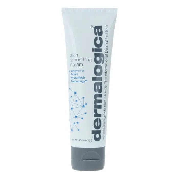 Jag Couture London New York Dermalogica Grey Line Skin Smoothing Cream 50ml jar with white lid and sleek packaging.