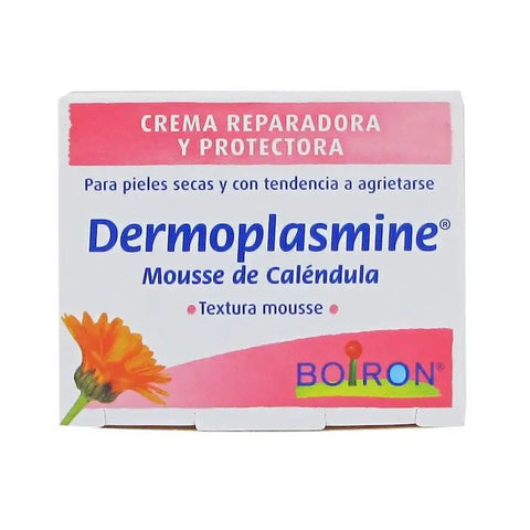 Dermoplasmine Calendula Mousse by Jag Couture London - New York, 20g container with soothing calendula infused mousse for skin care.