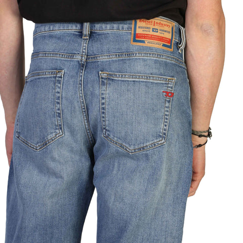 Diesel D-VIKER jeans from Jag Couture London New York, showing the dark denim fabric with subtle stitching details.