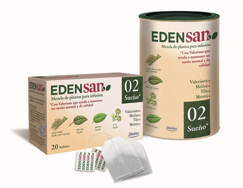 Jag Couture London New York Dietisa Edensan 02 Sueño 20 filters for sleep support, shown in the product image.