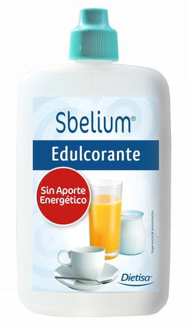 Dietisa Sbelium liquid sweetener in a 130ml bottle by Jag Couture London New York, shown in a clear image.